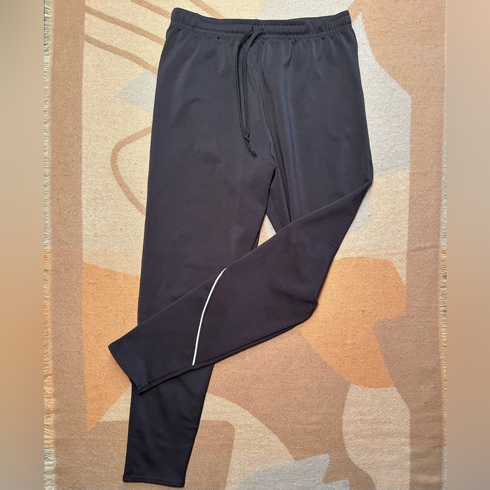 Vintage Black Prospirit Leggings with reflective stripe, L